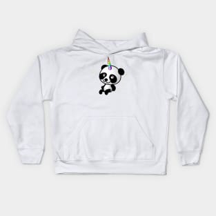 Cute Panda Unicorn Kids Hoodie